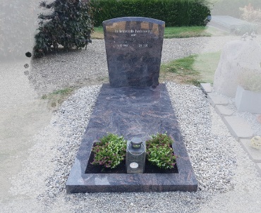 grafteen himalaya blue begraafplaats Schalkwijk